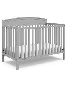 Cuna Convertible Graco Benton 5-en-1 Gris Pebble - GREENGUARD