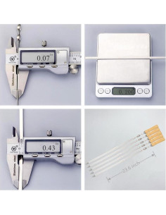 Pinchos de Barbacoa FOWUTAS 60 cm Acero Inoxidable 12 Piezas 2