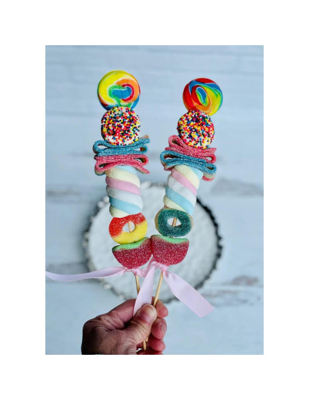 Pinchos de Bambú MalloMe 15 cm 100 pcs 4mm Grosor BBQ