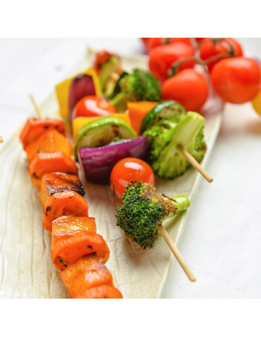 Pinchos de Barbacoa HIC Kitchen 30.48 cm Set de 100 Ecológicos