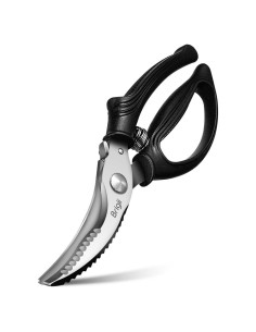 Tijeras de Cocina Brigii KS05, Acero Inoxidable, 24.5 cm