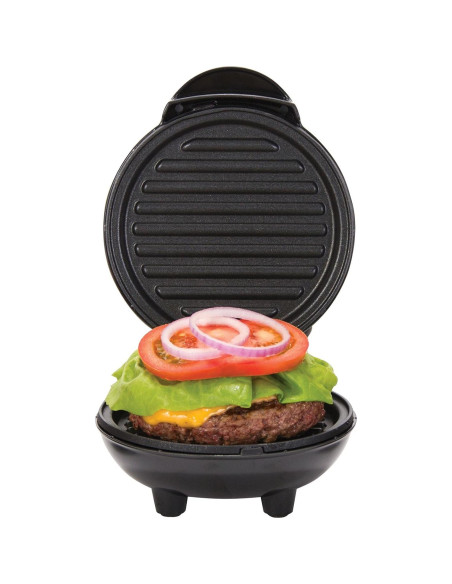 Grill Portátil DASH Mini Maker 350W Antiadherente Negro