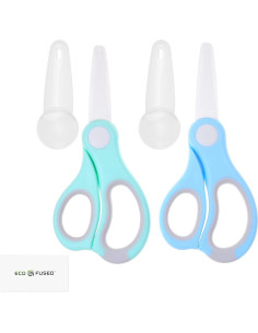 Tijeras de Comida para Bebés Eco-Fused - 2 Pack Cerámica 2