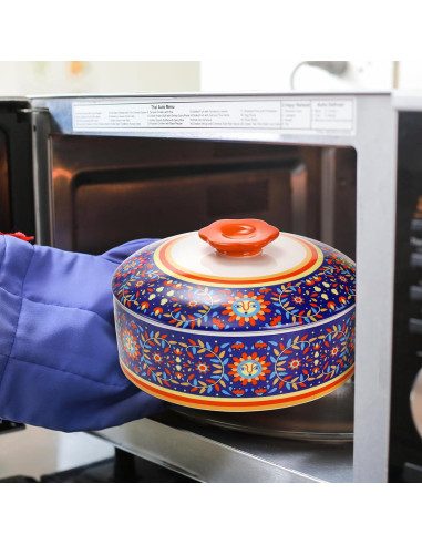 Calentador de Tortillas Cerámica WRINGKIT 28.1 cm Apto Microondas