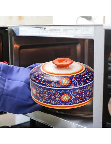 Calentador de Tortillas Cerámica WRINGKIT 28.1 cm Apto Microondas