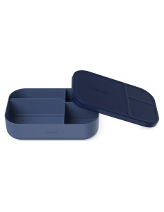 Bandeja Moderna Bentgo Marino con Tapa Mate - 4 Compartimentos