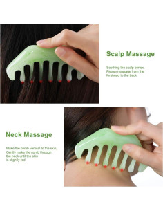 2 Piezas Peine de Masaje Airogym para Cuero Cabelludo 2