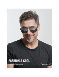 Gafas de sol LUENX Aviador Polarizadas UV400 61mm Hombres 2
