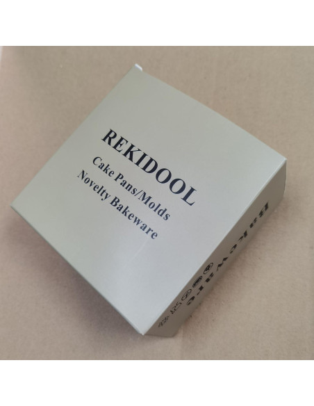 Juego de Moldes de Silicona Antiadherentes REKIDOOL 4 Pzas Corazón