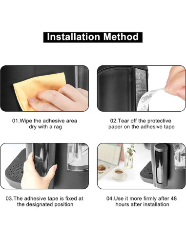 Dispensador de Filtros de Café OUKENS con Tapa Abatible