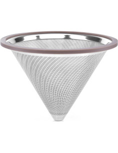 Filtro de Café Reutilizable Kavako Acero Inoxidable Doble Capa 2