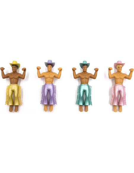 Marcadores de Bebida Cowboy Disco NPW - Paquete de 4