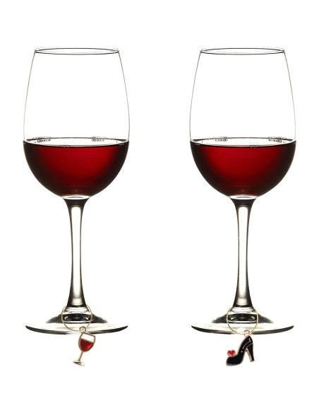 24 Encantos de Vidrio para Copas de Vino Macepason - Multicolor 24 Encantos de Vidrio para Copas de Vino Macepason - Multicolor