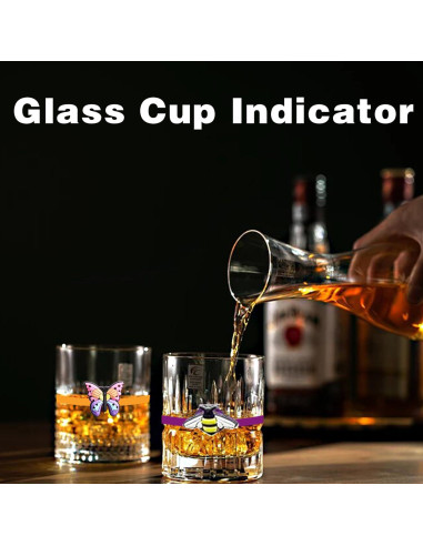 Marcadores de Copas de Vino Ackron 18 Piezas Silicona