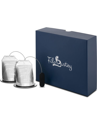 Infusor de Té de Acero Inoxidable FiloPastey - 2 Piezas