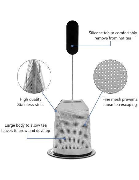 Infusor de Té de Acero Inoxidable FiloPastey - 2 Piezas