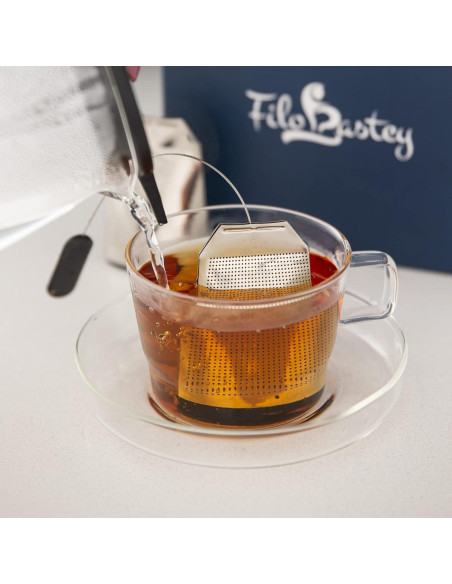 Infusor de Té de Acero Inoxidable FiloPastey - 2 Piezas