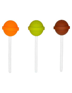 Juego de Infusores de Té Sanderala Lollipop - 3 Piezas Silicona