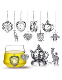 Cunhill Juego de 4 Infusores de Té de Acero Inoxidable