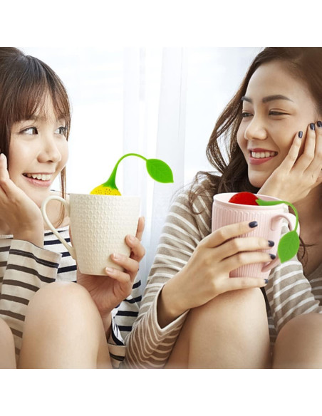 Set de 7 Infusores de Té Silicona TEXIJUSO - Reutilizables