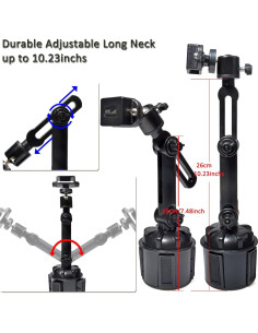 Soporte para Walkie Talkie HYS para Coche - Clip Portavasos 2