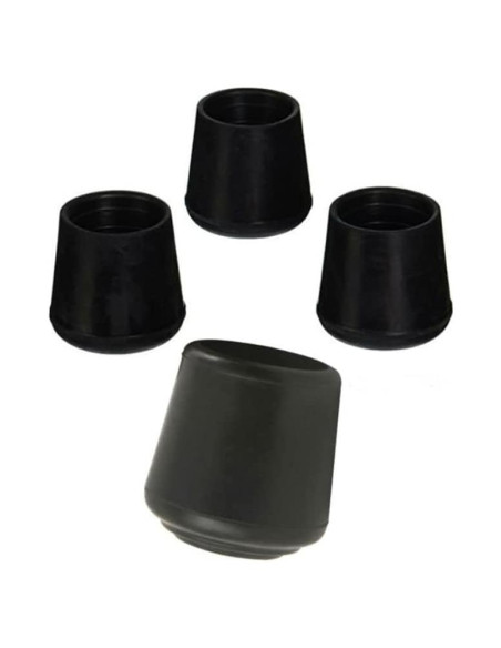 Tapas de Pierna de Goma AKOAK 4 Piezas 32 mm Negro