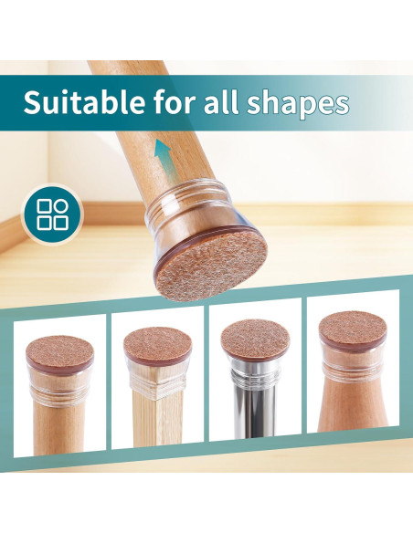 16 Protectores de Silicona para Patas de Muebles RCHYFEED