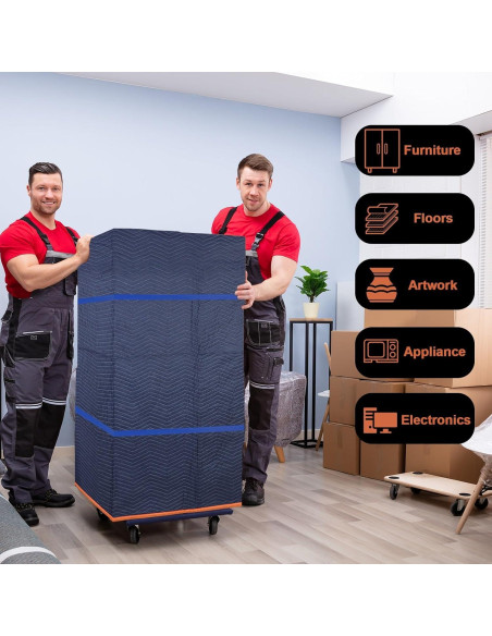 2 Mantas de Mudanza YMTLJHDSY 203x182cm Acolchadas Duraderas