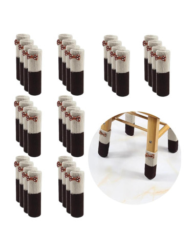 Protectores de patas de silla Ecotince 32 piezas antideslizantes