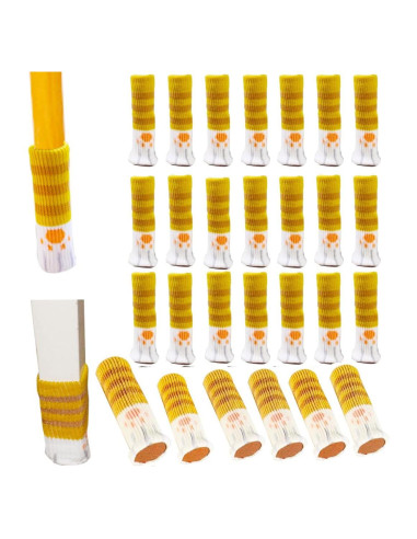 24 Protectores de Suelo para Patas de Silla iMoloovi - Almohadillas de Fieltro