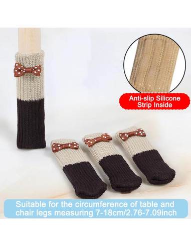 Protectores de patas de silla Ecotince 32 piezas antideslizantes