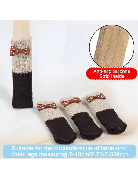 Protectores de patas de silla Ecotince 32 piezas antideslizantes