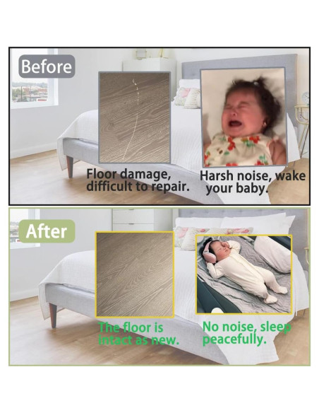 24 Protectores de Suelo para Patas de Silla iMoloovi - Almohadillas de Fieltro