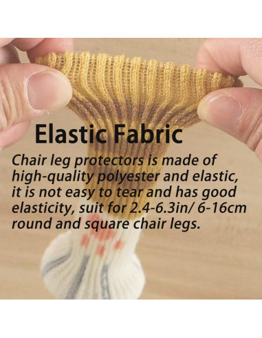 24 Protectores de Suelo para Patas de Silla iMoloovi - Almohadillas de Fieltro