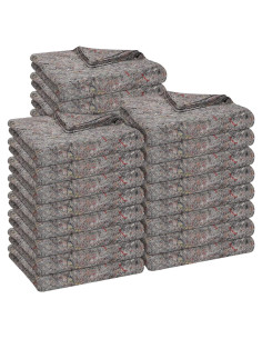 Mantas de Mudanza Oudain 24 Piezas 99x180 cm Algodón Alta Resistencia