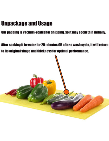 Forros de Cajón de Refrigerador XANADU 38.1x30.5 cm - Paquete de 4