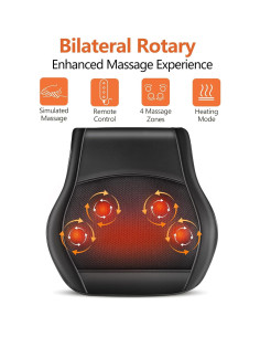 Masajeador de Cuello y Espalda Brelley Shiatsu con Calor 2