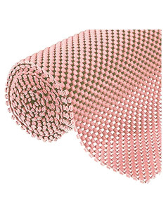 Forro Antideslizante de Estante L7HWDP 30x200 cm Rosa PVC