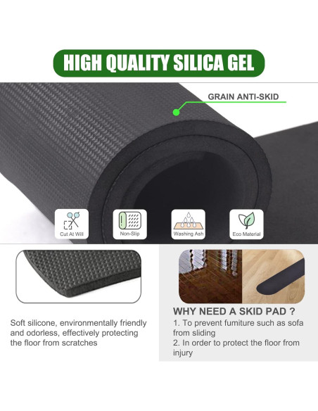 Almohadillas antideslizantes Niteguy para muebles 27.5 cm