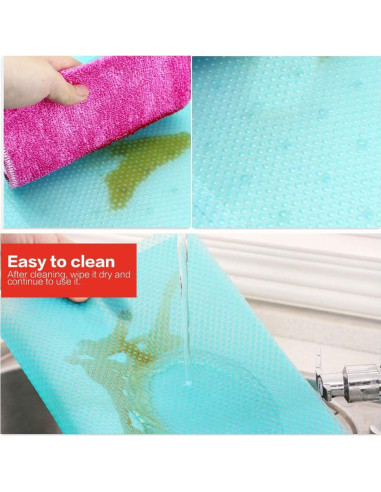 Paquete de 10 Tapetes Antideslizantes Winshall para Refrigerador