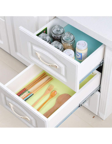 Paquete de 10 Tapetes Antideslizantes Winshall para Refrigerador