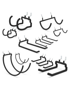 Ganchos de Tablero de Clavos BFPeaky 12PC Alta Resistencia