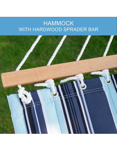 Hamaca Doble Lazy Daze 3.66m Acolchada con Almohada