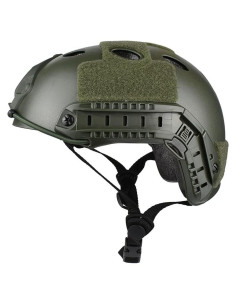 Casco Táctico CMAIR4U PJ Verde OD para Airsoft y Paintball