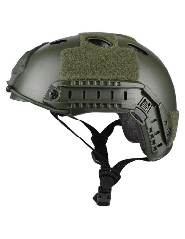 Casco Táctico CMAIR4U PJ Verde OD para Airsoft y Paintball