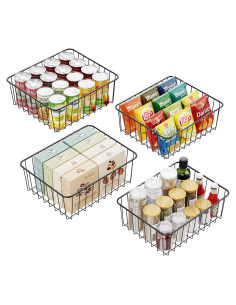 Organizador de Gabinete iSPECLE - 4 Cestas de Almacenamiento 35.1x31x12.4cm