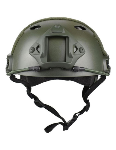Casco Táctico CMAIR4U PJ Verde OD para Airsoft y Paintball