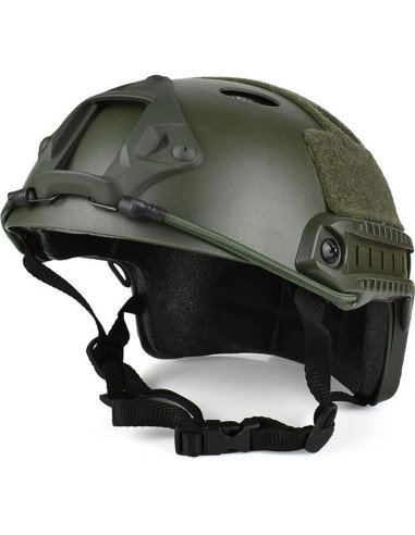 Casco Táctico CMAIR4U PJ Verde OD para Airsoft y Paintball