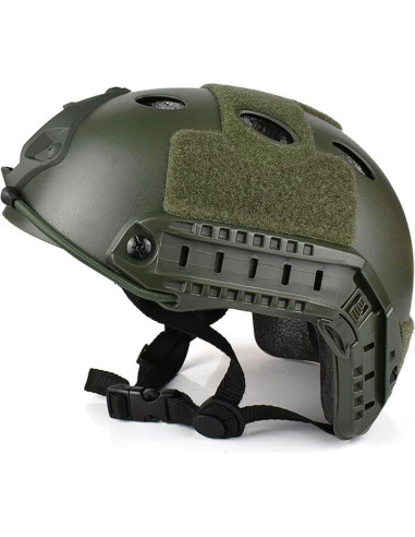 Casco Táctico CMAIR4U PJ Verde OD para Airsoft y Paintball