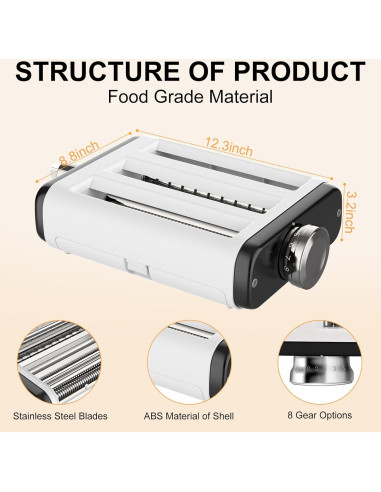 Accesorio para hacer pasta 3 en 1 NEWSETS para KitchenAid